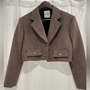 Sandro Structured Cropped Jacket (new - never worn)
